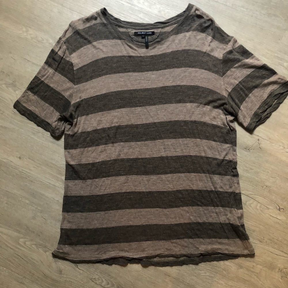 Helmet Lang men’s T-shirt striped szM/L